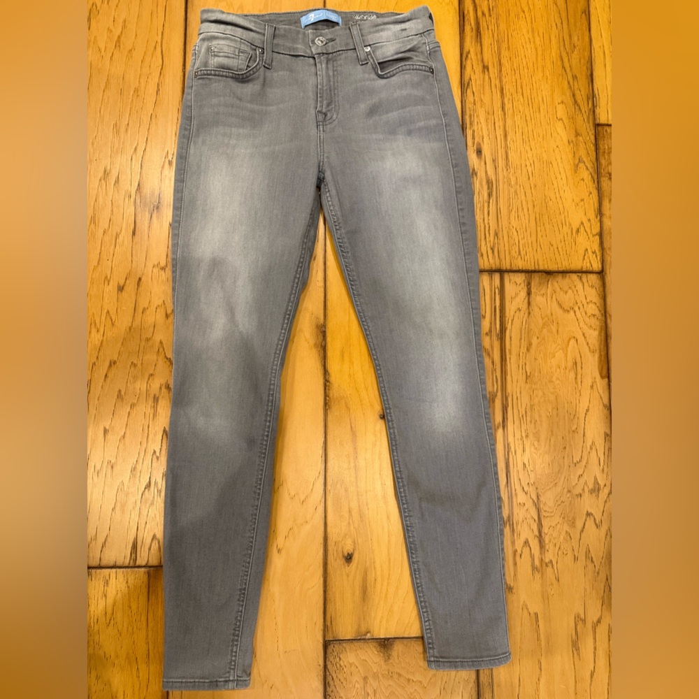 7 For All Mankind Gray Women Jeans